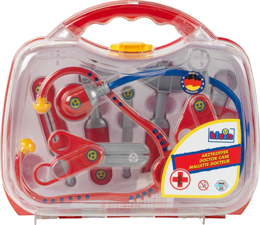 Klein Toys Transparante Artsenkoffer - 27,5x9,5x23,5cm - Multicolor