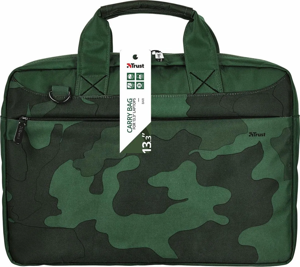 Trust Bari 21162 Laptophoes 13.3" - Camouflage - 2 Vakken