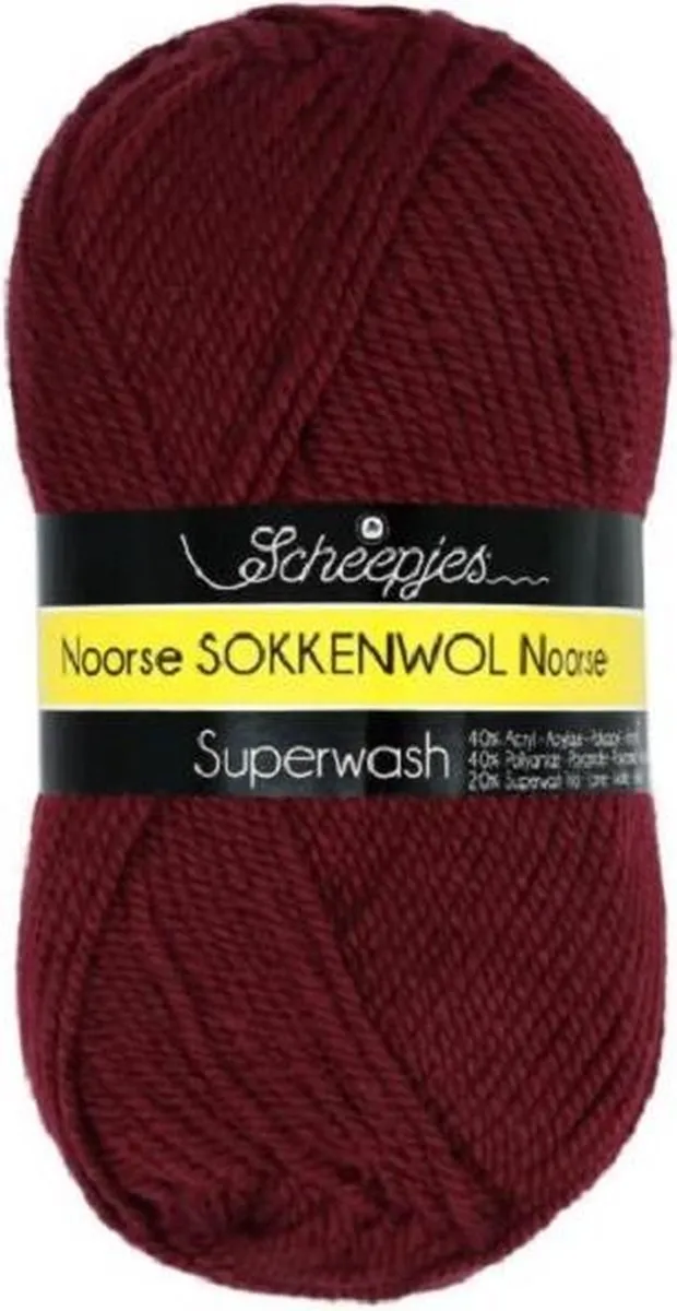 Scheepjes Noorse Sokkenwol Markoma - Rood