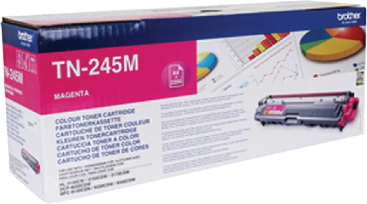 Brother TN-245M Magenta Toner - 2200 Pagina's