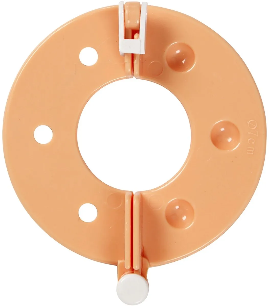 Creativ Company Colortime Pom-pom Maker - 12 Stuks - Oranje