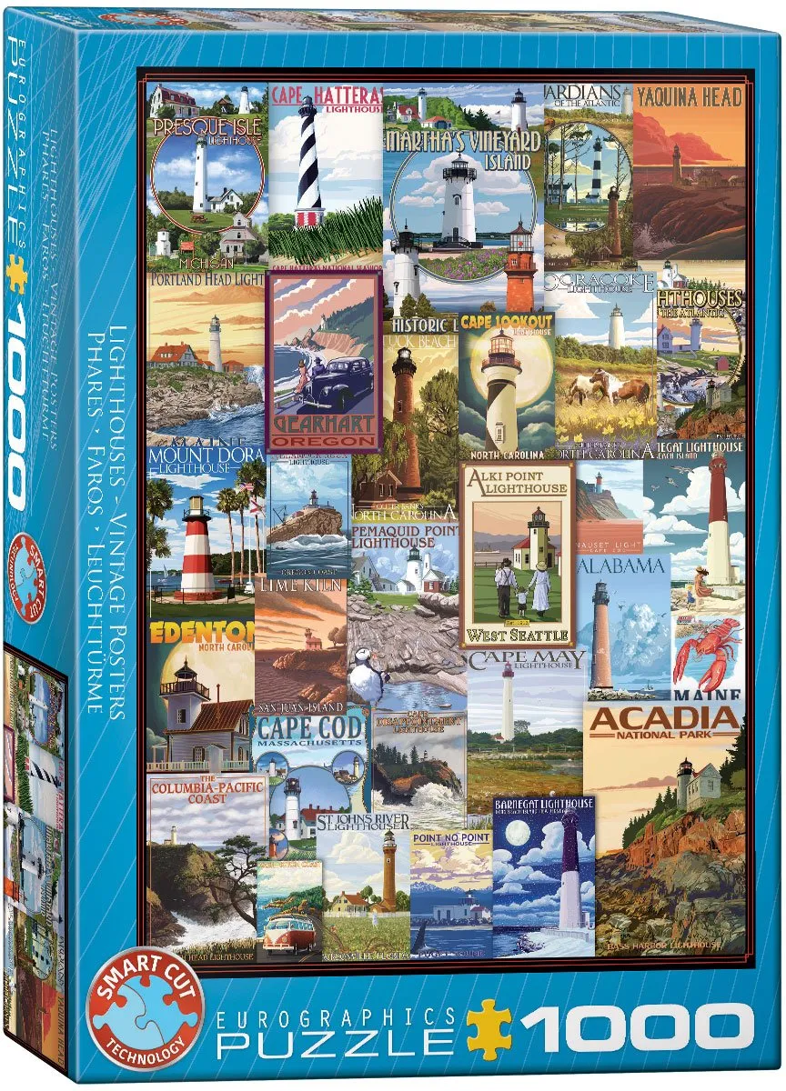 Eurographics Vuurtorens Legpuzzel 1000 Stuks - Meerkleurig