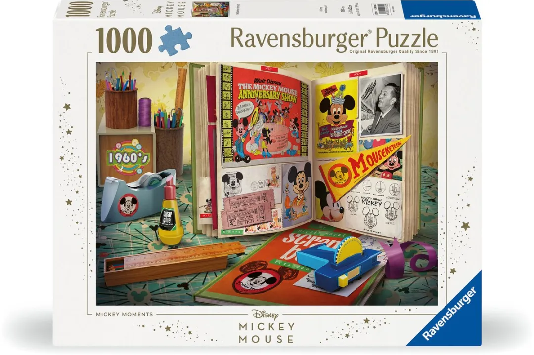 Ravensburger Mickey Mouse 1960 Puzzel 1000 Stuks - Meerkleurig - afbeelding 3 van 5