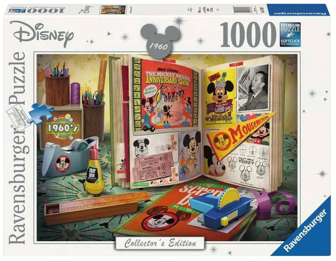 Ravensburger Mickey Mouse 1960 Puzzel 1000 Stuks
