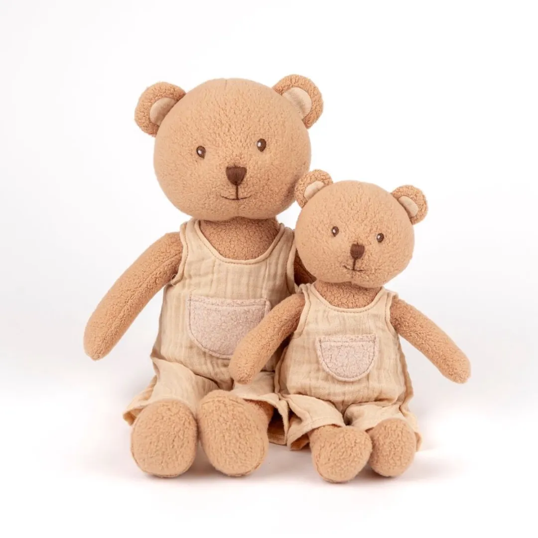 Egmont Toys Knuffelbeer Bio Katoen 40cm - Meerkleurig