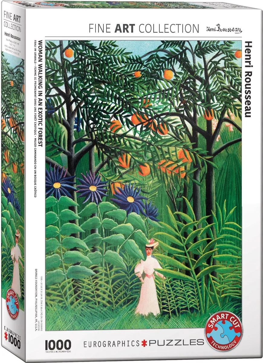 Eurographics Henri Rousseau Vrouw in een Exotisch Woud Legpuzzel 1000 Stuks