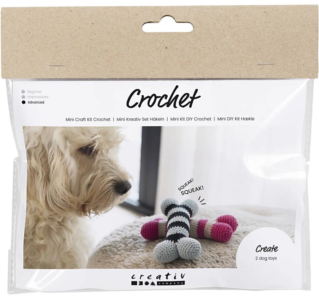 Creativ Company Mini Hobbyset Haken 2 Hondenbotten