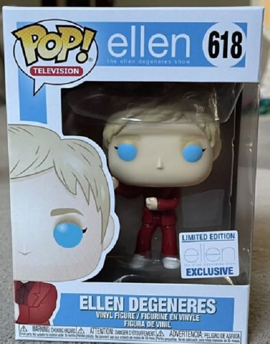 Funko Pop! The Ellen DeGeneres Show Ellen DeGeneres #618 - Rode jurk - afbeelding 2 van 2