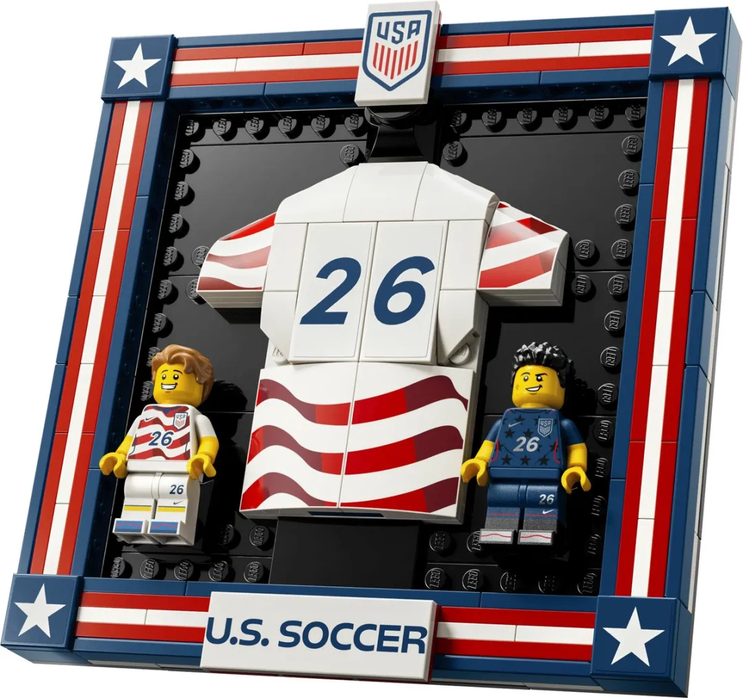 LEGO 43033 Amerikaans Voetbalteamshirt - 167 Stukken - Meerkleurig