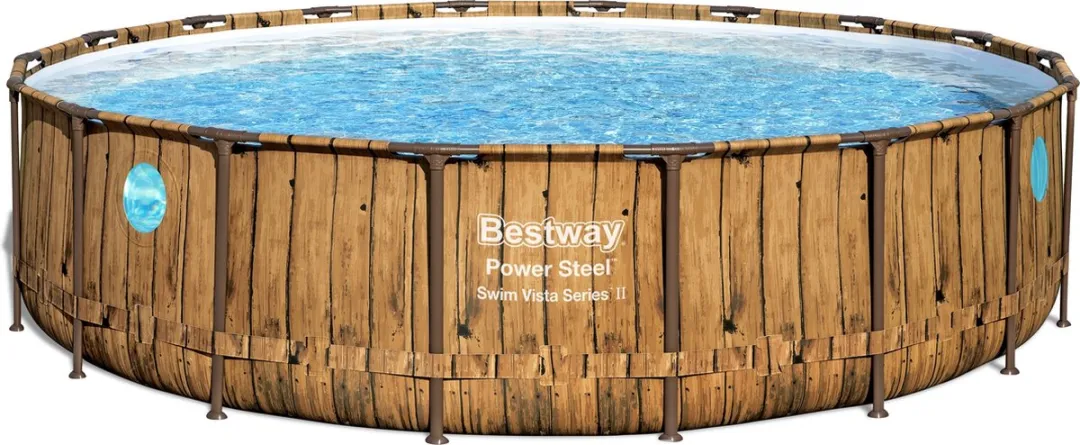 Bestway Power Steel Swim Vista Series II Zwembadset 549x122cm - Bruin - afbeelding 3 van 6