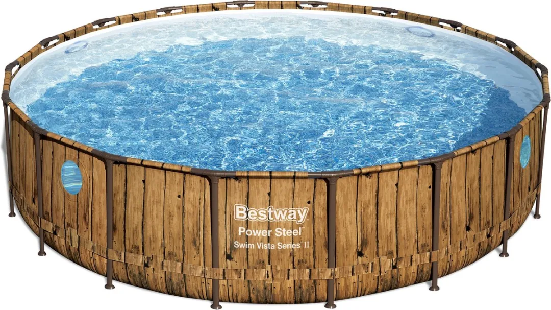 Bestway Power Steel Swim Vista Series II Zwembadset 549x122cm - Bruin - afbeelding 4 van 6