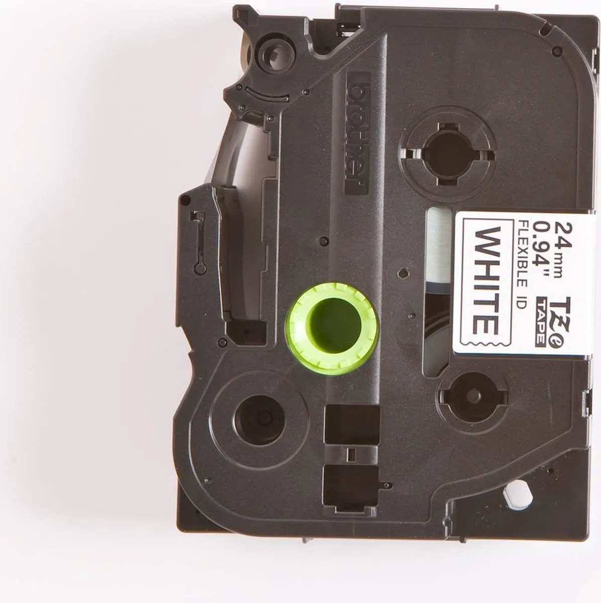 Brother TZe-FX251 Labeltape - Wit 24mm 8m