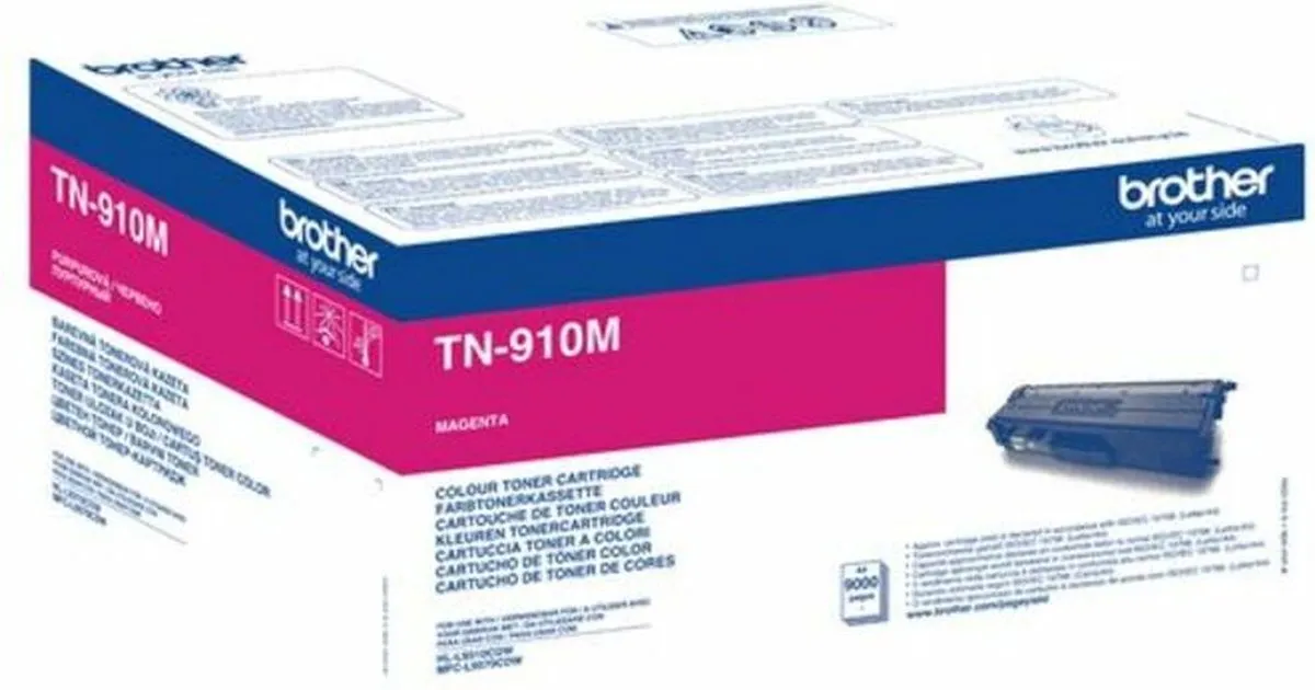 Brother TN-910M Toner - Magenta - 36.000 pagina's