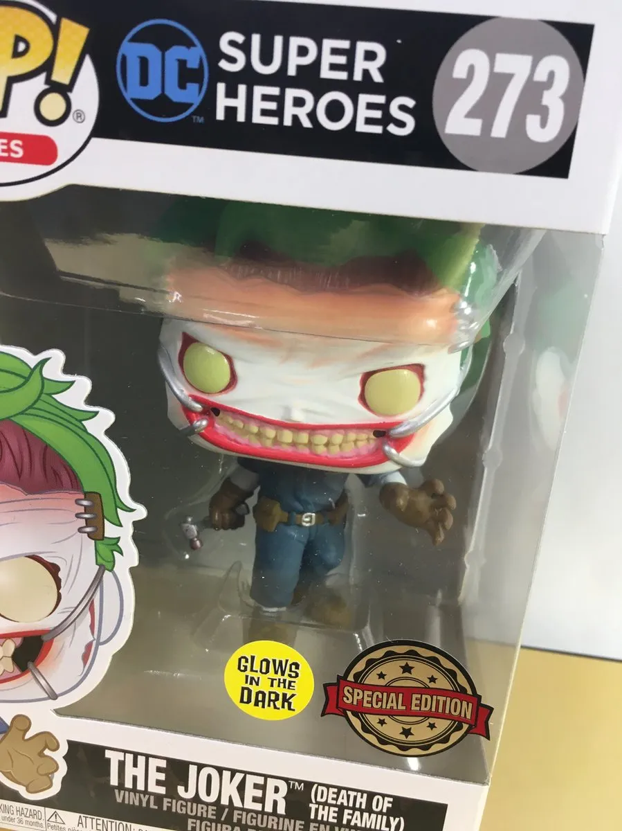 Funko Pop! DC Comics The Joker Death of the Family #273 - Glow-in-the-Dark
