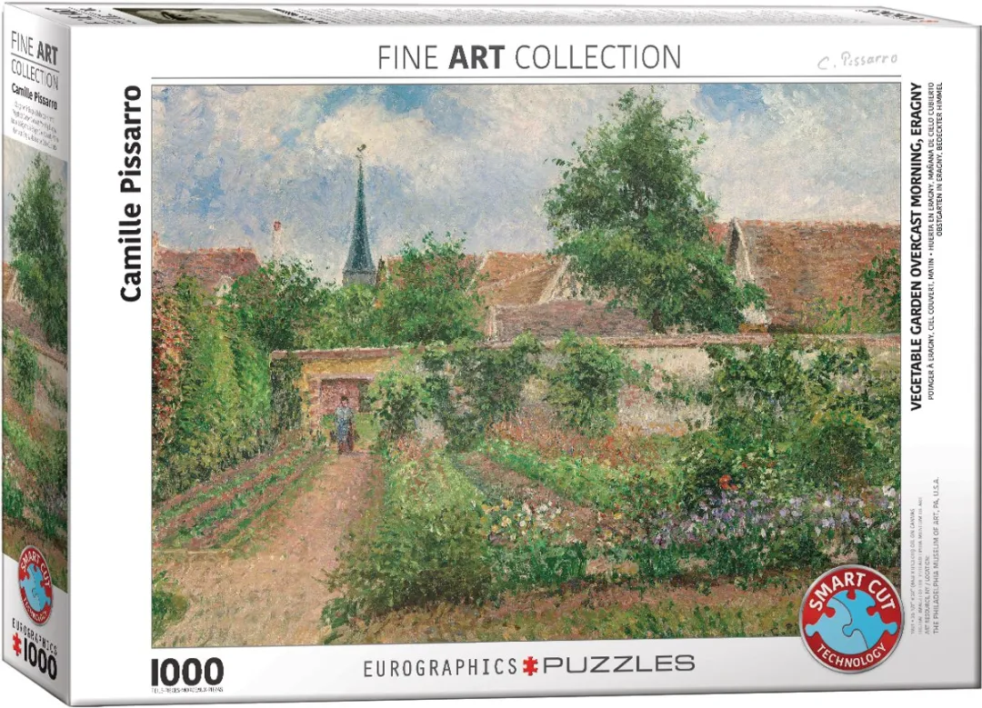 Eurographics Camille Pissarro Moestuin in Éragny Legpuzzel 1000 Stuks