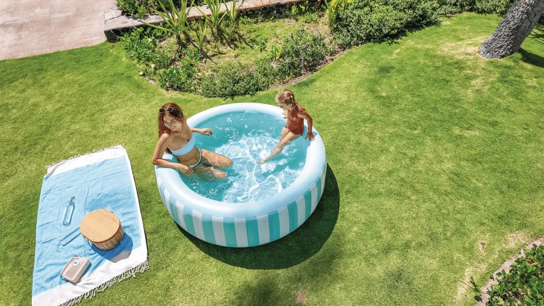 Intex Coastal Luxe Zwembad 168x53cm - 462L - Wit/Mint