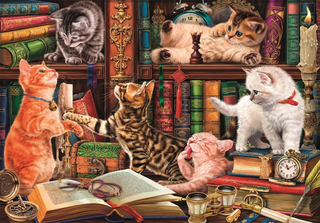 Clementoni Curious Whiskers Puzzel 1000 Stuks