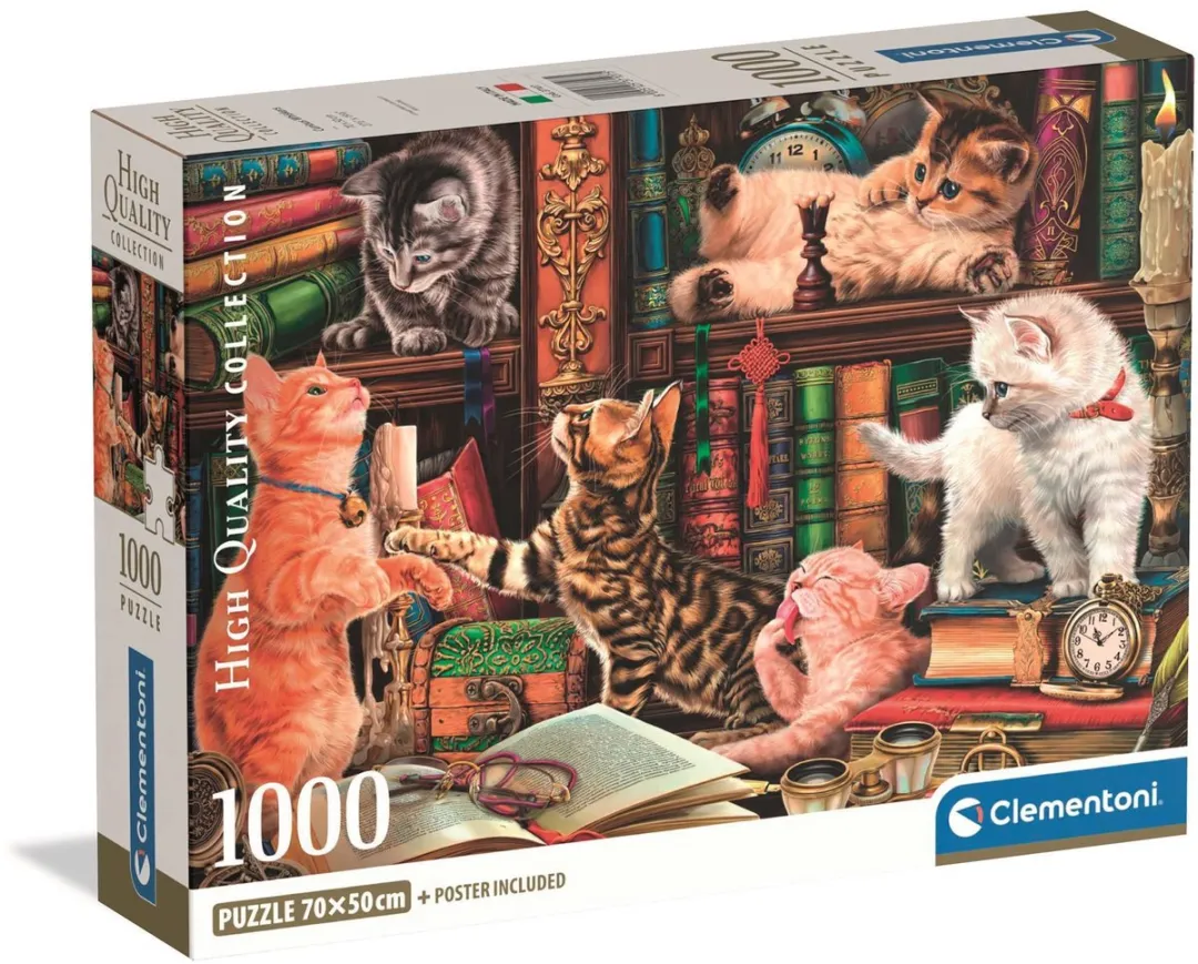 Clementoni Curious Whiskers Puzzel 1000 Stuks