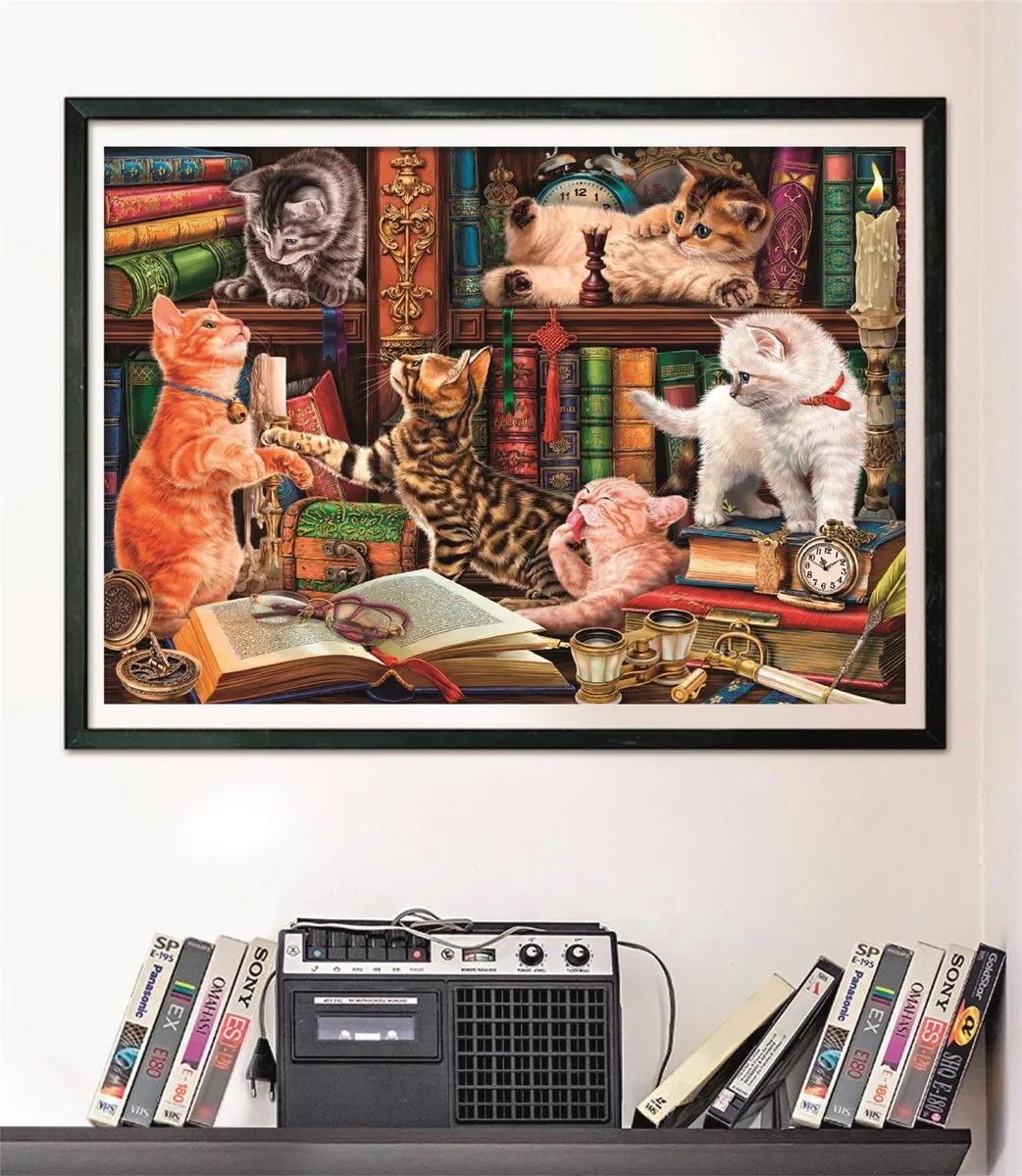 Clementoni Curious Whiskers Puzzel 1000 Stuks