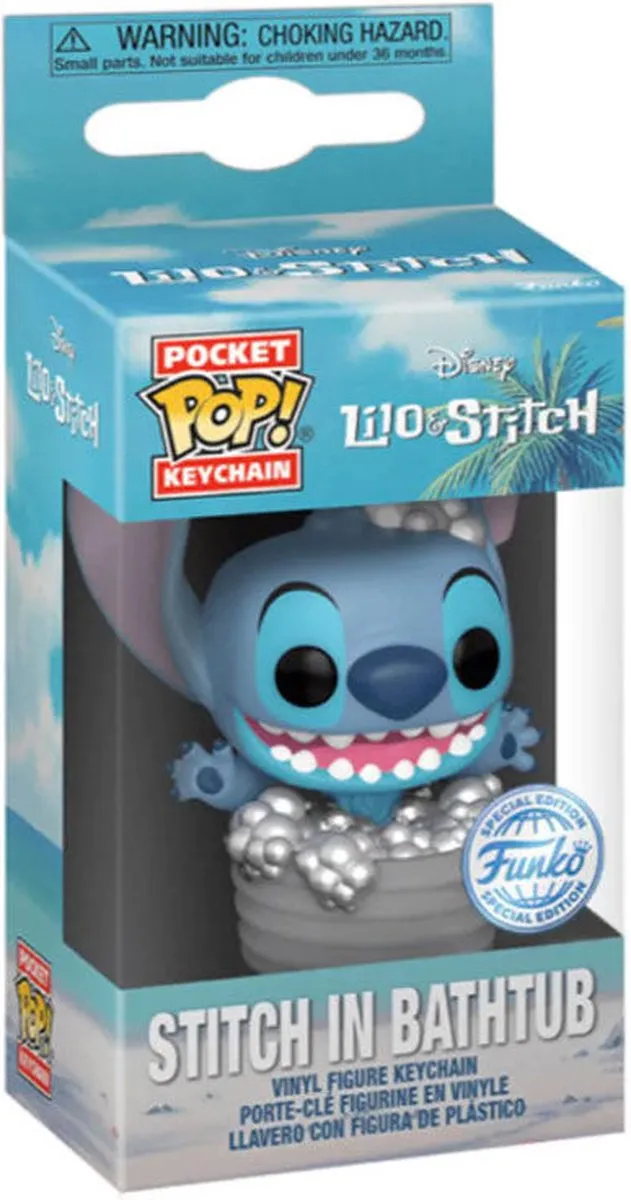 Funko Pocket Pop! Disney Lilo & Stitch Stitch in Bad - Stitch in Badkuip Exclusief - 68889