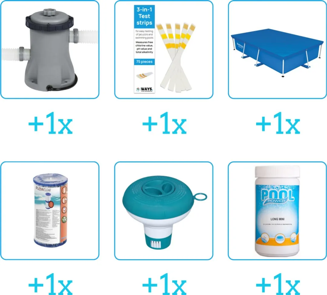 Bestway Steel Pro Accessoirepakket 6-delig