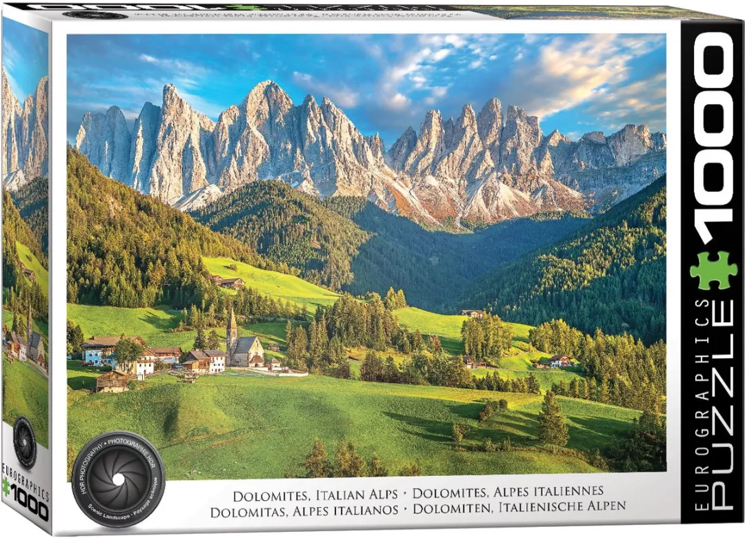 Eurographics Dolomieten Italië Legpuzzel 1000 Stuks - 68x48cm