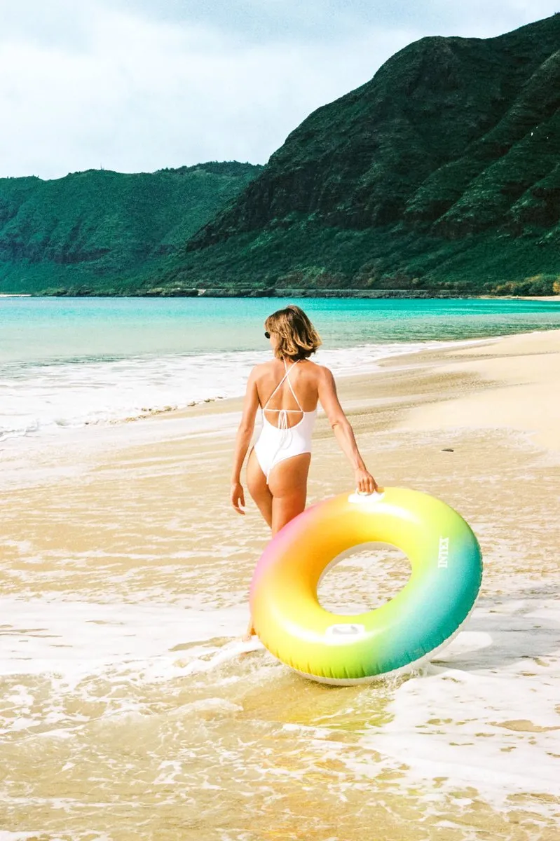 Intex Rainbow Ombre Zwemband Ø122cm - Multicolor