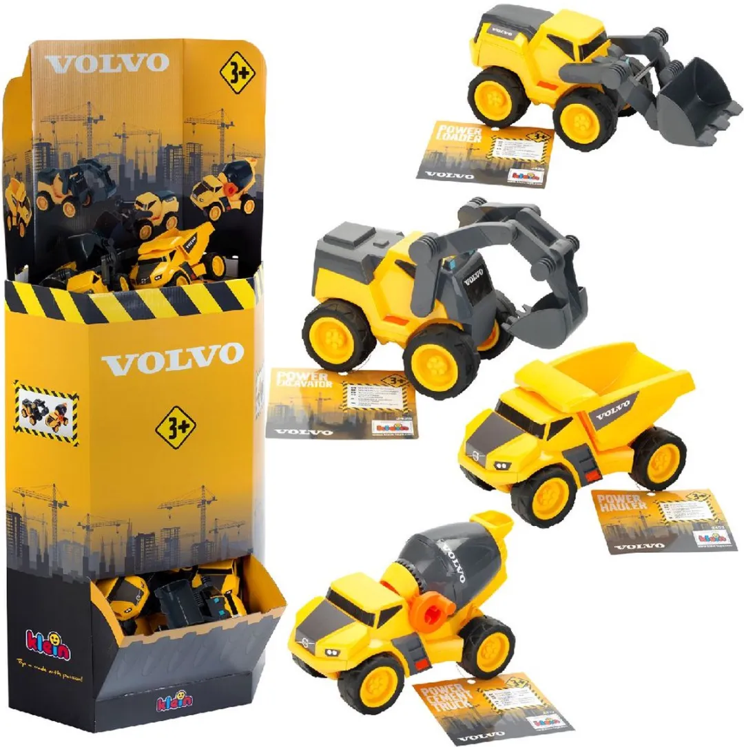Klein Toys Volvo Power Shovel 1:24 - Geel/Zwart - afbeelding 6 van 6