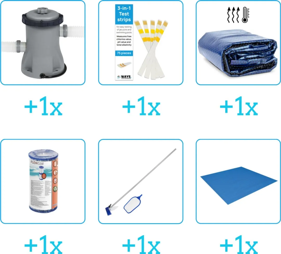 Bestway 57266 Zwembad Accessoirepakket 6-delig