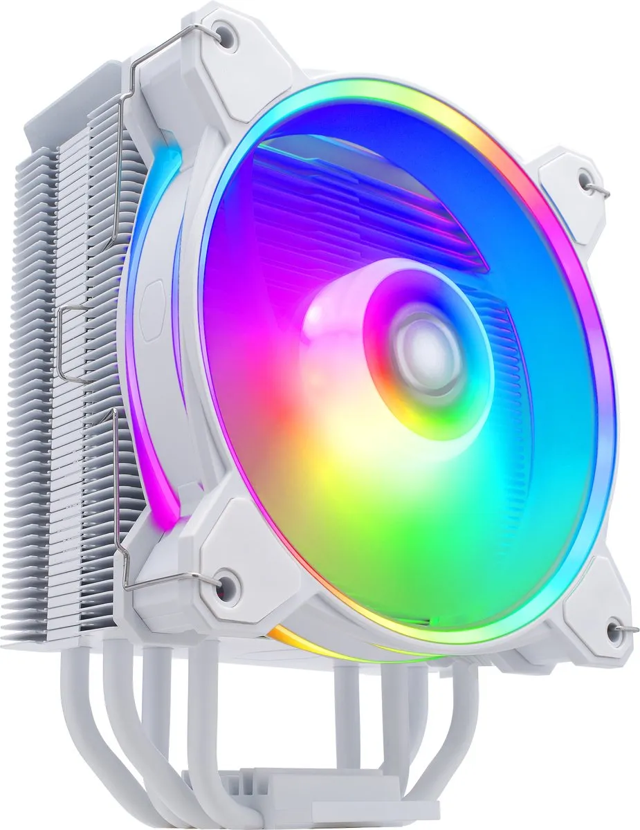 Cooler Master Hyper 212 Halo RR-S4WW-20PA-R1 CPU Koeler - Wit 120mm