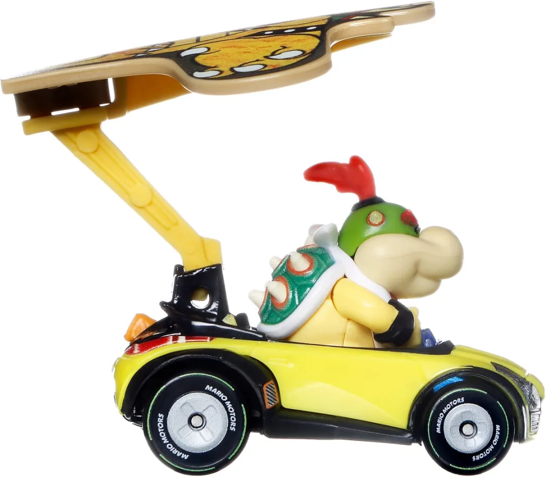 Hot Wheels Mariokart Bowser Jr. Sports Coupe + Kite HDB47 - Meerkleurig