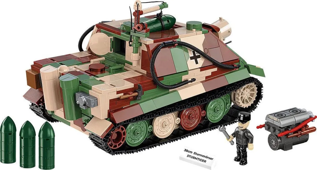 Cobi Storm Tijger Storm Mortier 1100 Stenen - COBI-2585 - afbeelding 6 van 6
