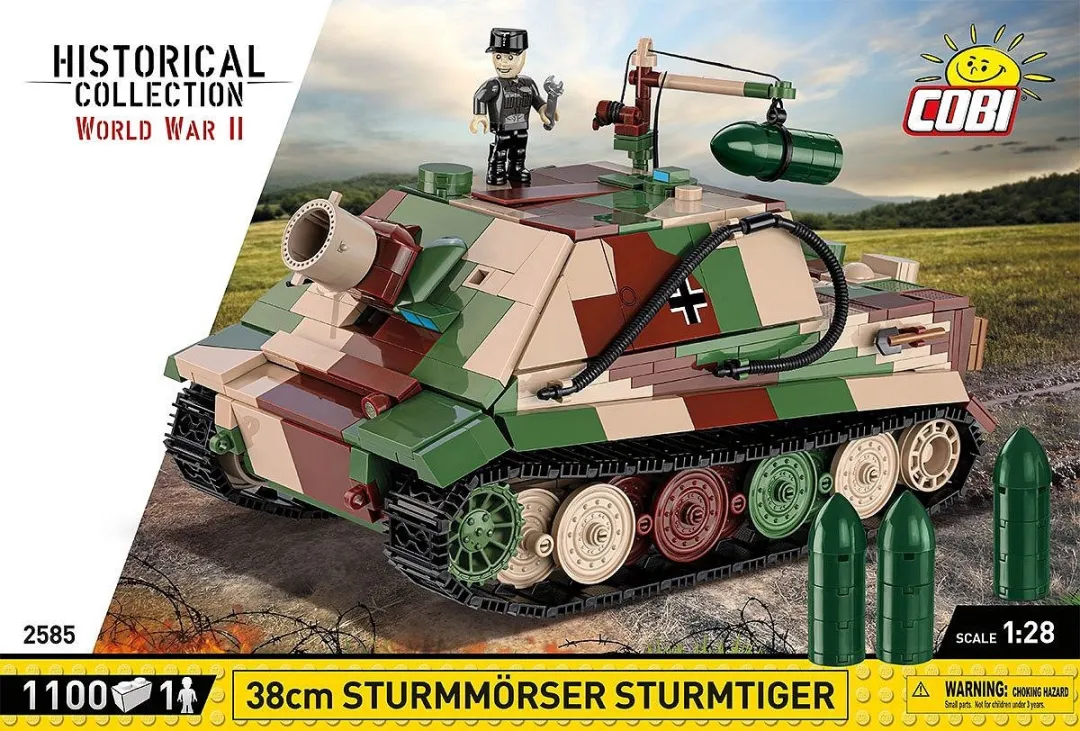 Cobi Storm Tijger Storm Mortier 1100 Stenen - COBI-2585