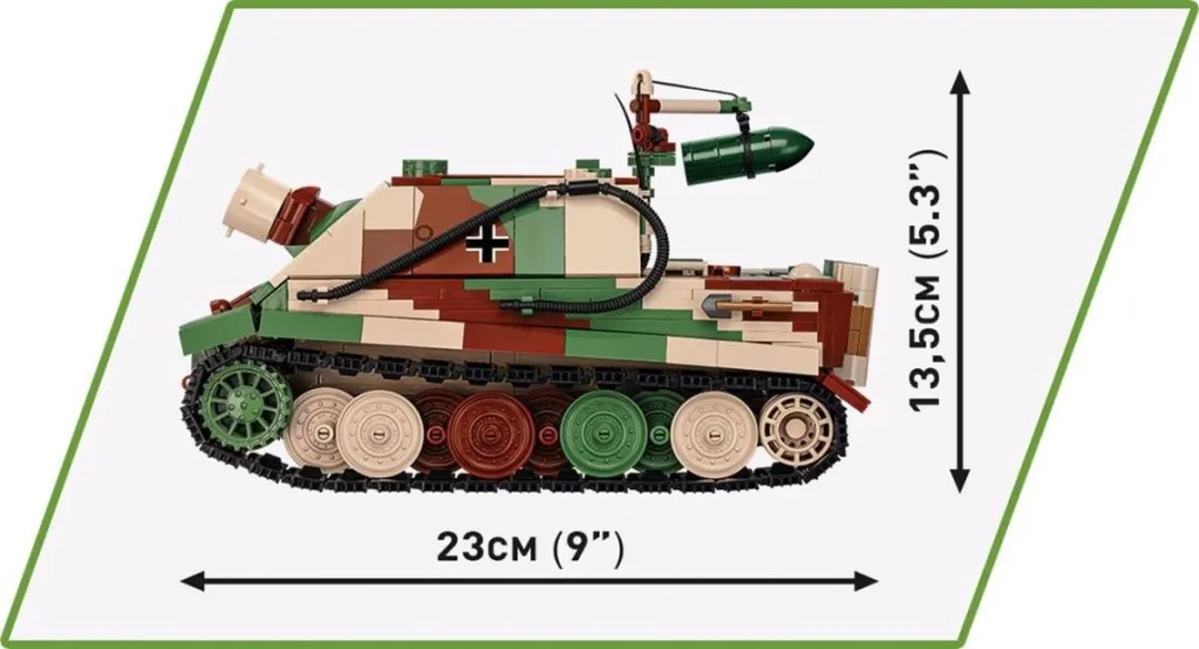 Cobi Storm Tijger Storm Mortier 1100 Stenen - COBI-2585