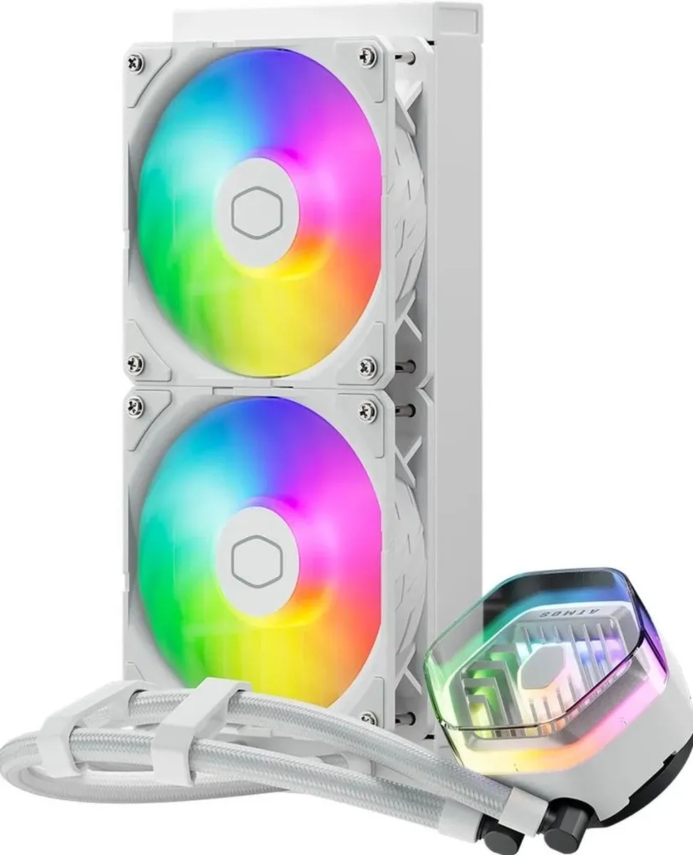 Cooler Master MasterLiquid 240 Atmos waterkoeler - Wit - LGA1700, LGA1200, LGA115X, AM4, AM5