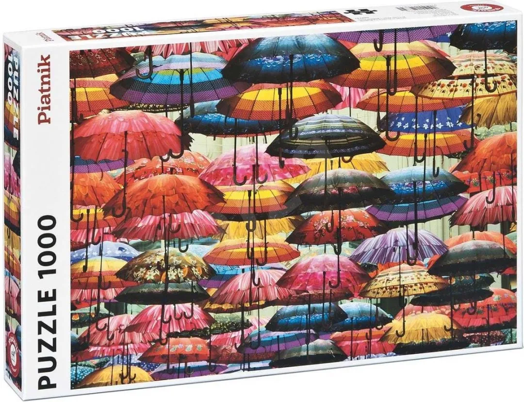 Piatnik Legpuzzel Paraplu's 1000 Stuks - Multicolor