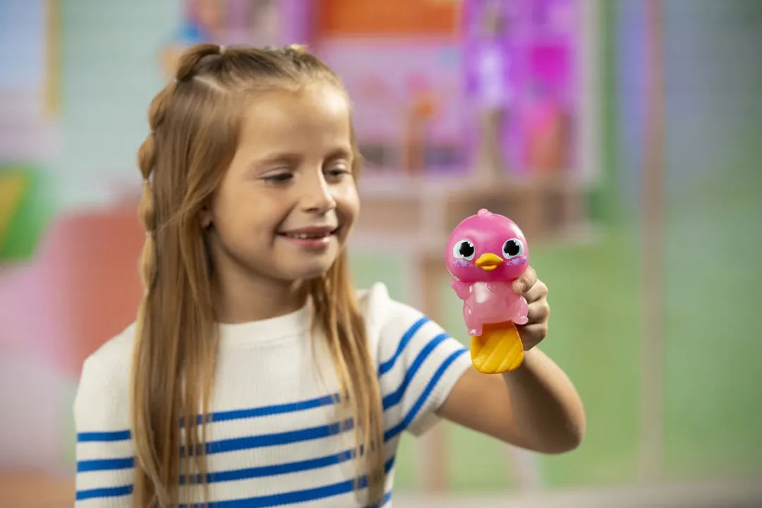Goliath Let's Glo Puddles Vogelbekdier Speelgoedrobot - 3x Knoopcel