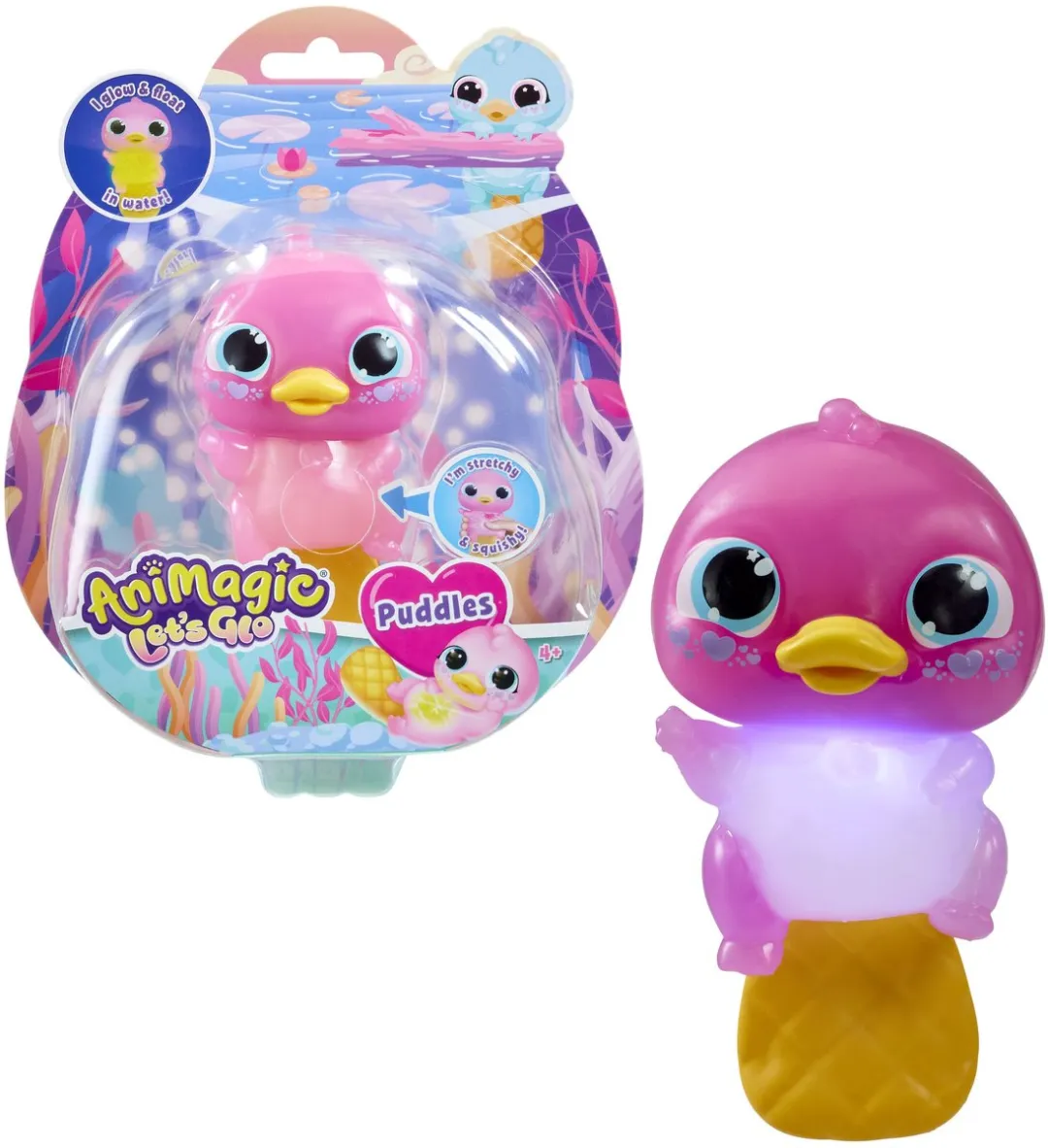 Goliath Let's Glo Puddles Vogelbekdier Speelgoedrobot