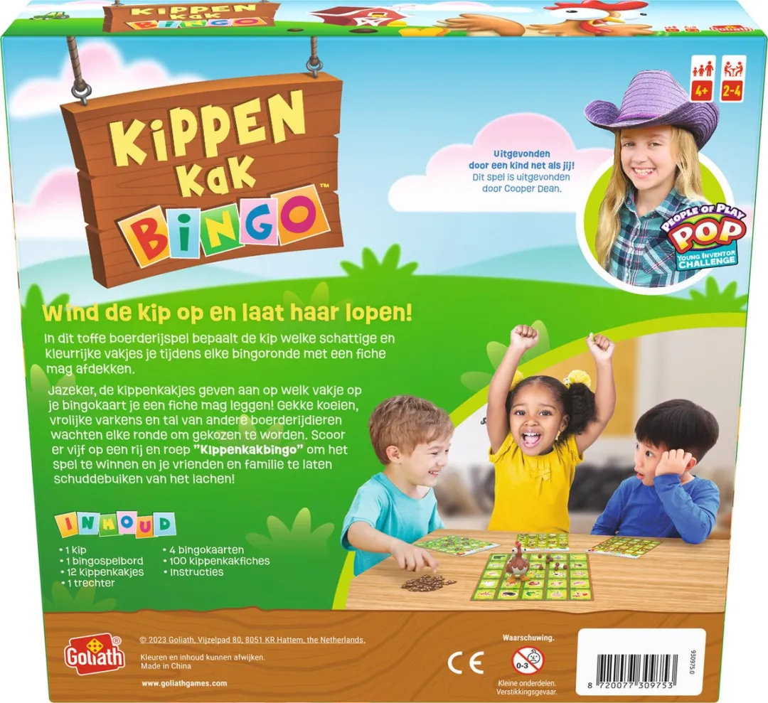 Goliath Kippenkak Bingo - Actiespel 930975
