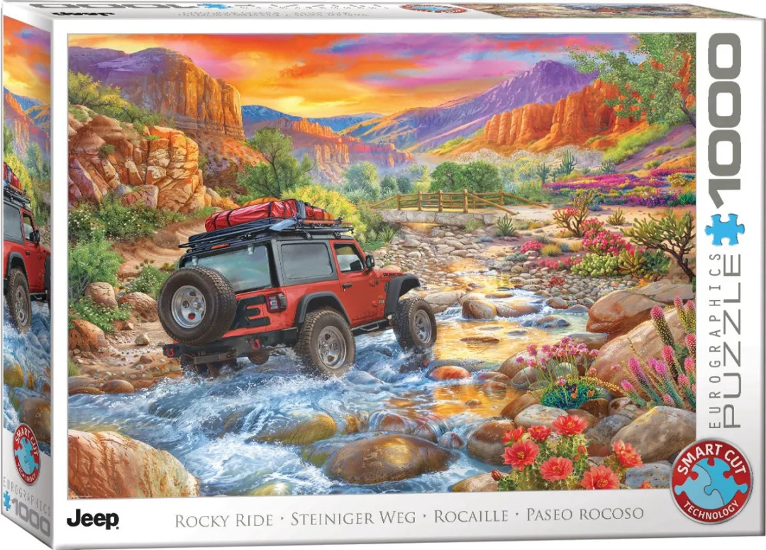 Eurographics Hobbelige Rocky Ride Bigelow Illustrations Legpuzzel 1000 Stuks