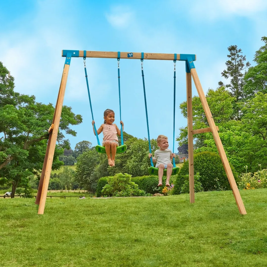 TP Toys Acacia Portaal 2 Zwenkingen Verankeringsset - FSC Hout 243cm