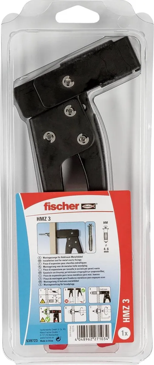 Fischer Montagetang 539723 - Rood