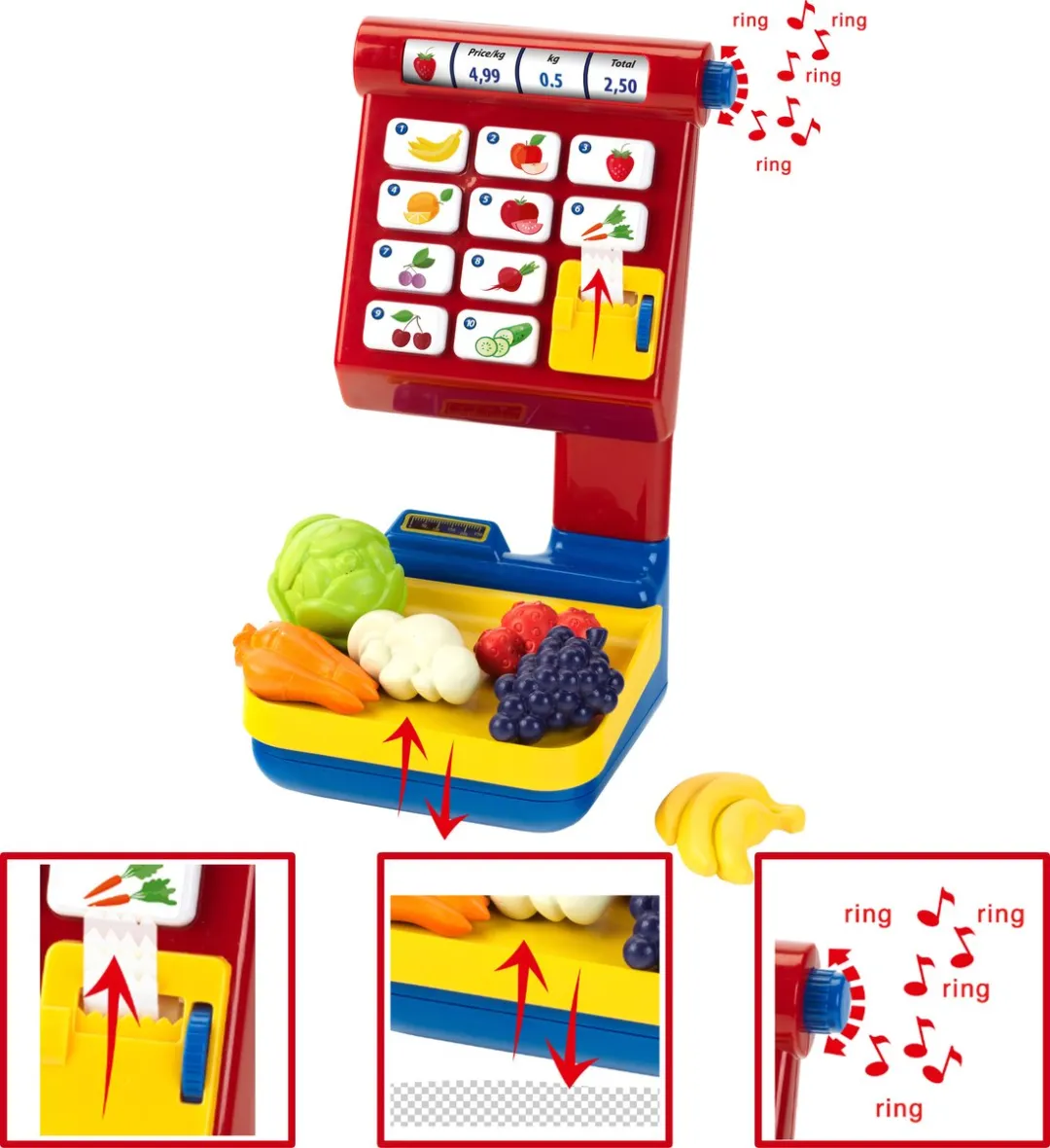 Klein Toys Fruit- en Groenteweegschaal - Multicolor