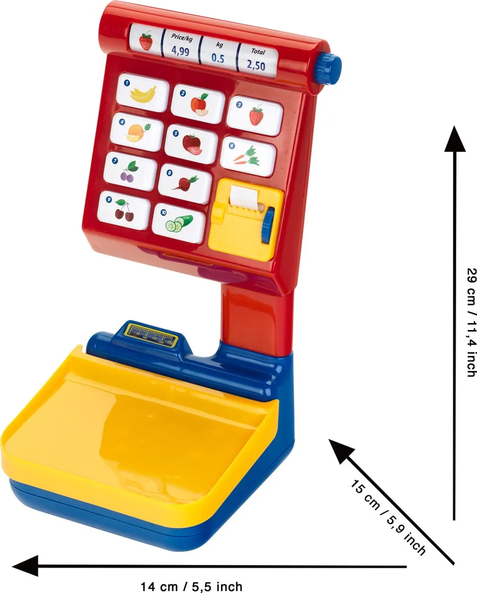 Klein Toys Fruit- en Groenteweegschaal - Multicolor