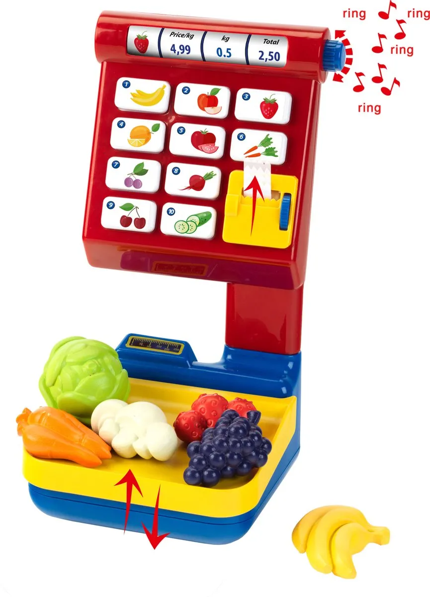 Klein Toys Fruit- en Groenteweegschaal - Multicolor
