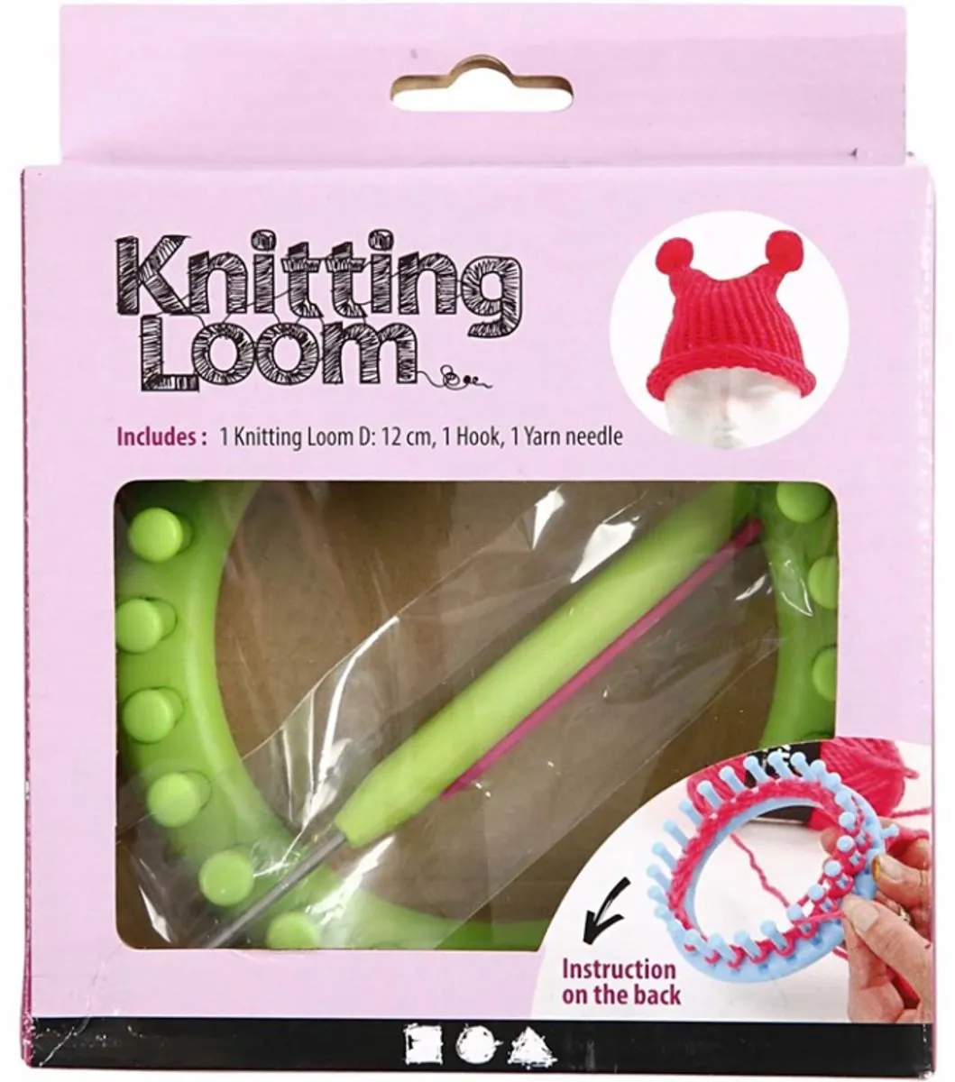Creativ Company Creotime Haakraam - 12cm - Groen