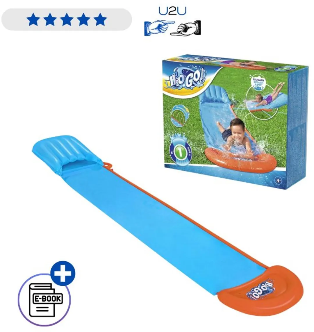 Bestway Tsunami Splash Ramp Waterglijbaan 488cm