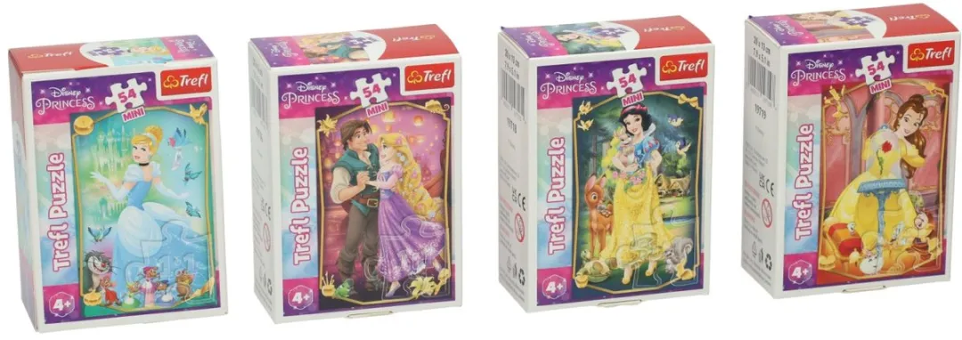 Trefl Disney Princess Mini Puzzel 54 Stuks - Meerkleurig
