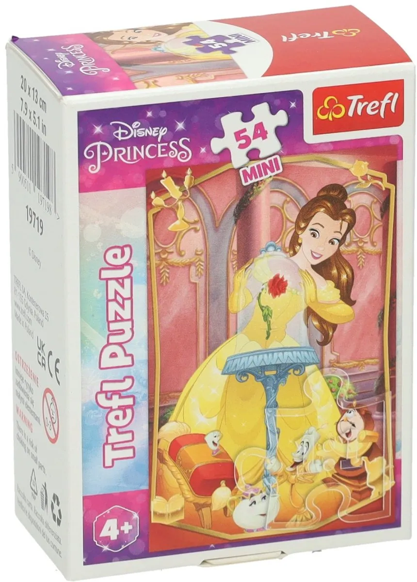 Trefl Disney Princess Mini Puzzel 54 Stuks - Meerkleurig