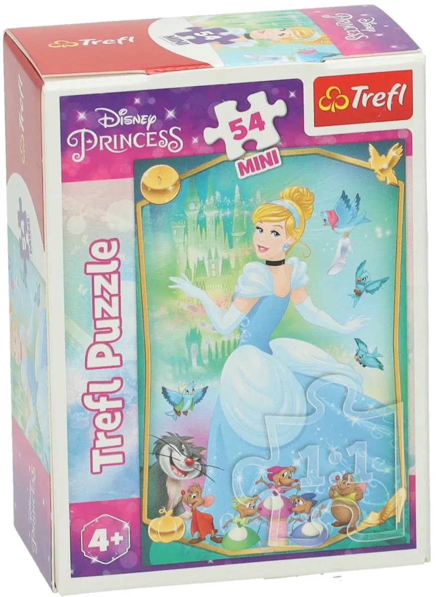 Trefl Disney Princess Mini Puzzel 54 Stuks - Meerkleurig